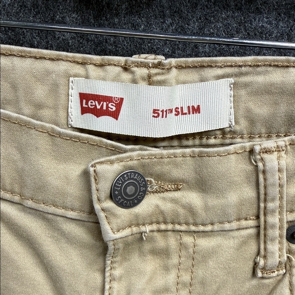 Levi's Khaki Denim Pants - Picture 2 of 5
